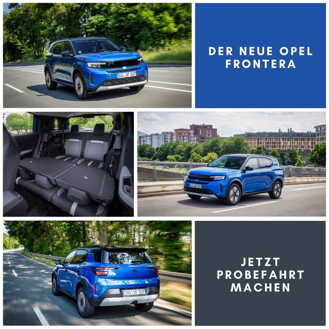 das Bild zeigt den neuen Opel Frontera